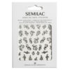 Pegatinas Semilac 12 Nail Stickers Silver Ornaments