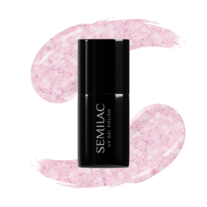 Bote de esmalte semipermanente Semilac color rosa claro