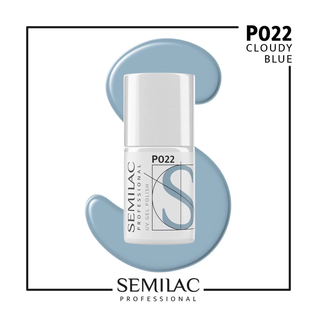 P022 Semilac Professional Cloudy Blue 7ml